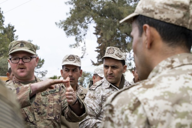 Jordan, US train on heavy-duty weapon system