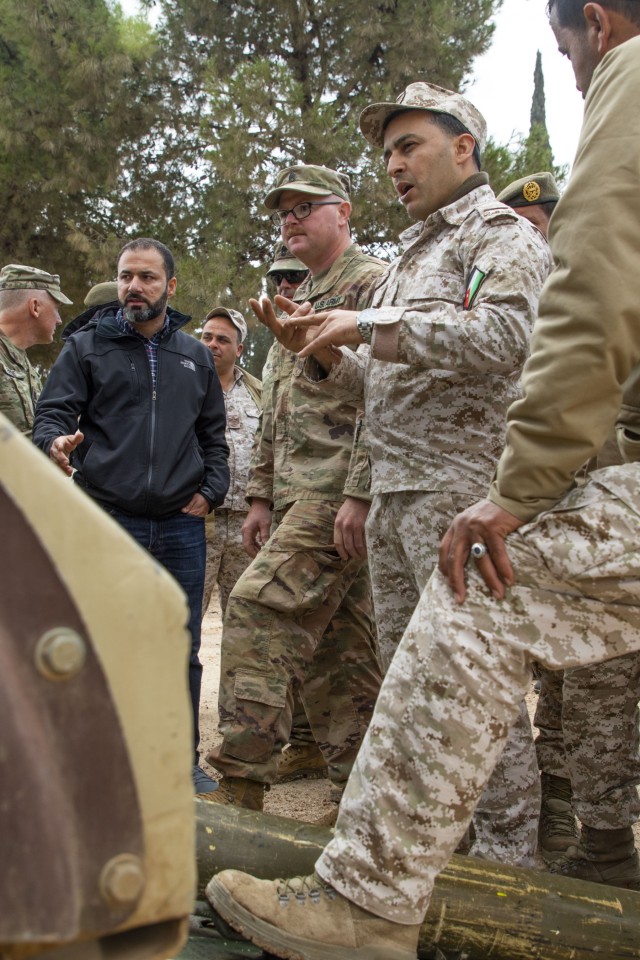 Jordan, US train on heavy-duty weapon system
