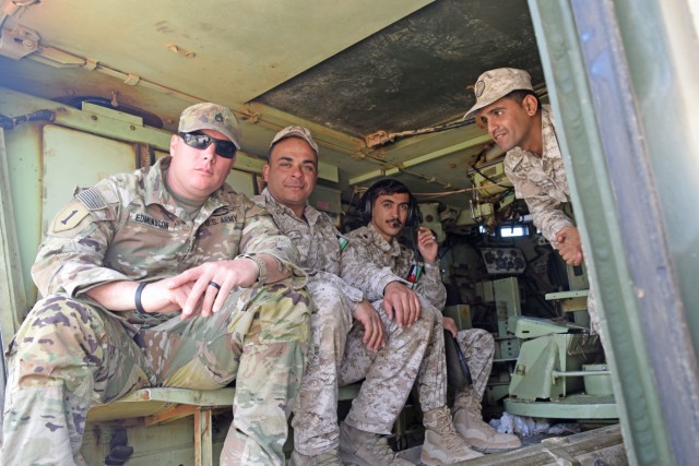 Jordan, US train on heavy-duty weapon system
