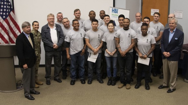 Soldiers graduate from construction program in preparation for post-Army careers