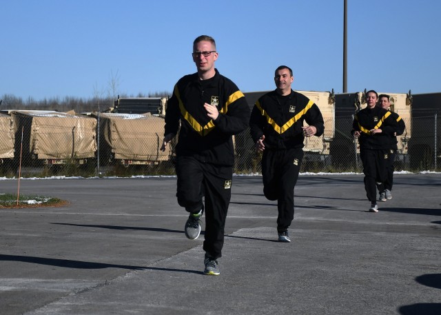 New York National Guard Soldiers train for Army's new combat fitness test at home