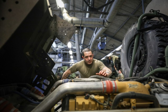 Vehicle mechanics keep Army rolling throughout European theater