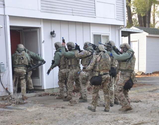 CEMLEC operators breach a door during training exercise