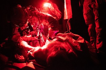 Under heavy fire, Ranger medics save lives with blood donations