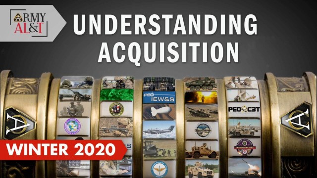 Newest Army AL&T magazine quest? 'Understanding Acquisition'