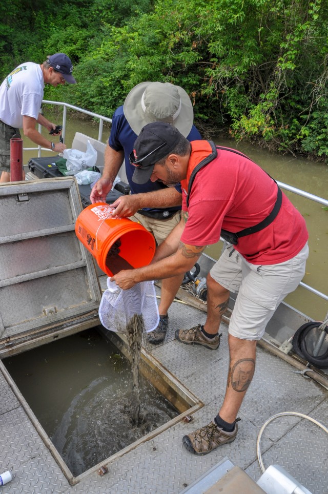Sampling for hydrilla tubers