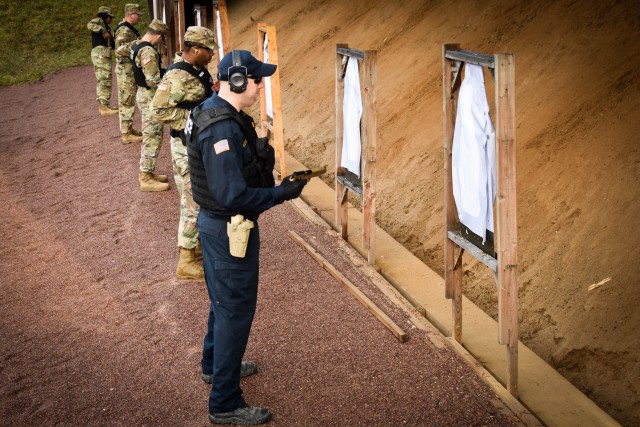 USAG Ansbach military police train and qualify with the new Modular Handgun System