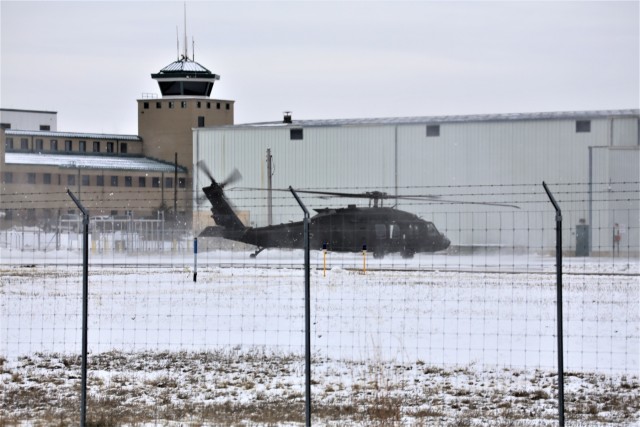 UH-60 Blackhawk training operations at Fort McCoy