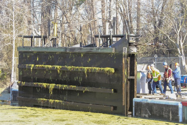 South Mills Lock closed for gate restoration
