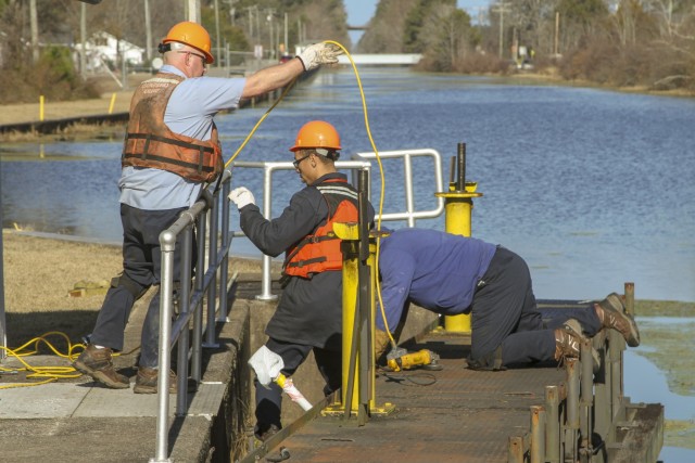South Mills Lock closed for gate restoration