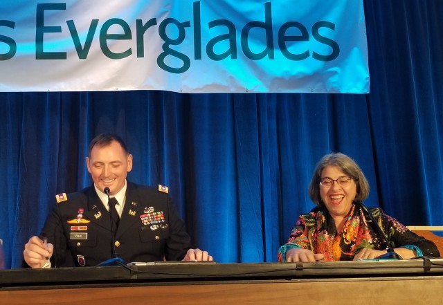 Jacksonville District Army Corps of Engineers Leadership Supports Everglades Coalition Conference