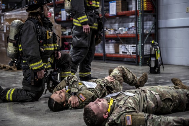 Indiana Guard trains with emergency responders