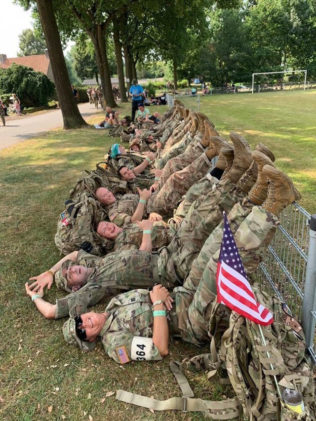 Team Way Too Far completes 100-mile march as one