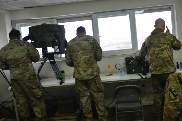 1-9 CAV 'Headhunters' Soldiers participate in live fire range training