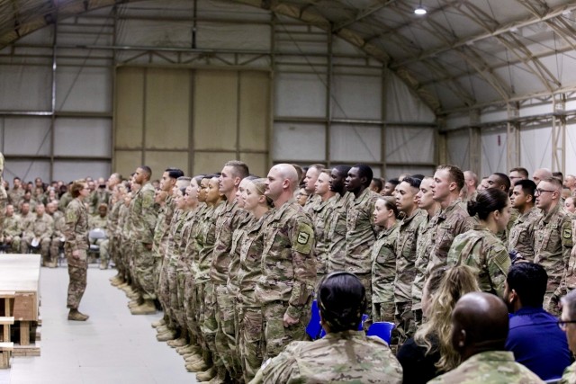 30th ABCT Soldiers attend Basic Leaders Course in Middle East