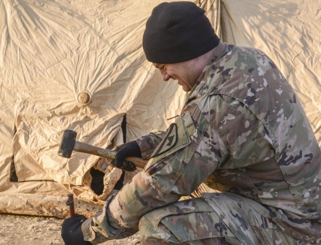 Blackjack Brigade prepares for Combined Resolve XIII; tactical operations center assembly