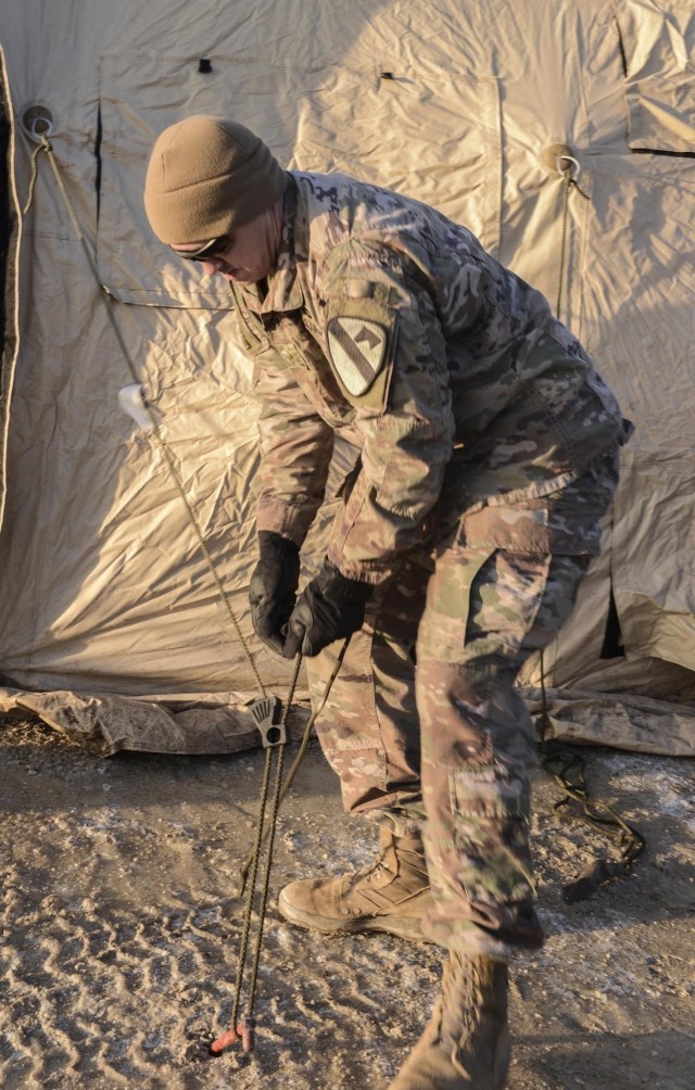 Blackjack Brigade prepares for Combined Resolve XIII; tactical operations center assembly