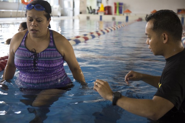 Aquatic therapy program at Camp Zama helps patients regain strength, mobility