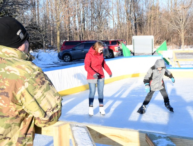 Fort Drum FMWR opens new ice rink for recreational skating