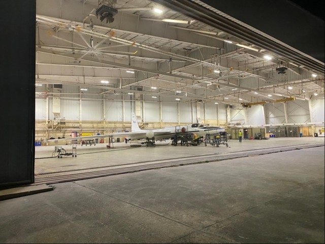 NASA research plane visits Hunter