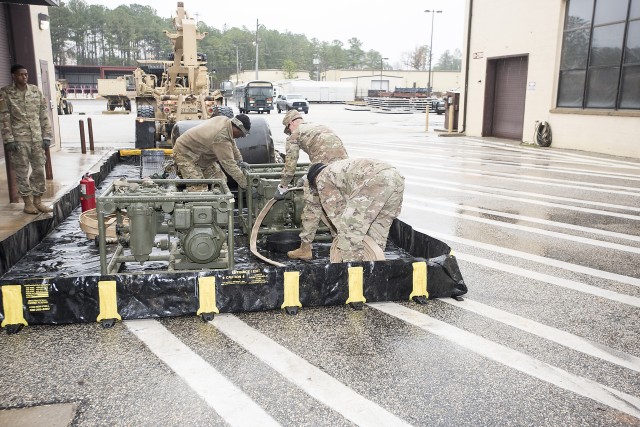 Refueling, rearming system tested by low-velocity air drop at Ft. Bragg improves readiness