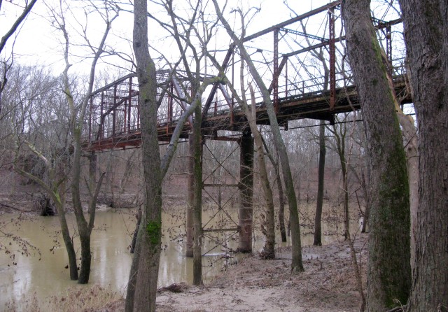 Old houses still standing in rarely visited wooded area of Fort Knox live-fire ranges