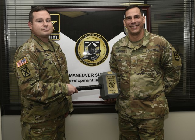 AFC awards Maneuver Support Battle Lab Soldiers for development of analytical platform