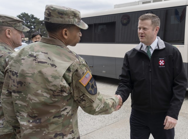 Secretary of the Army visits 403rd AFSB in South Korea