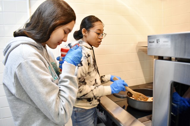 Camp Zama Youth Center Cooking Club teaches life skills
