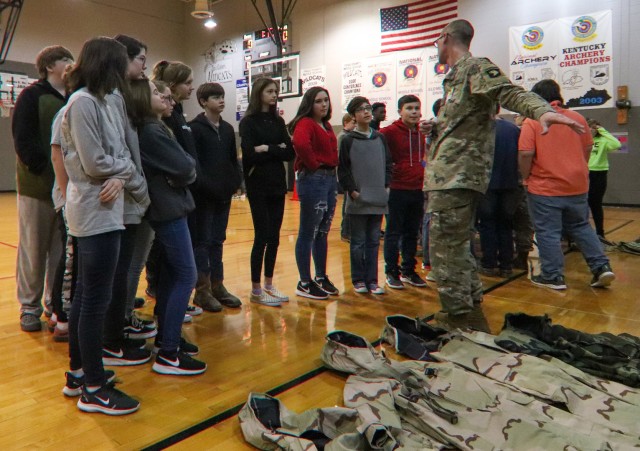 Middle school students expand knowledge about the Army