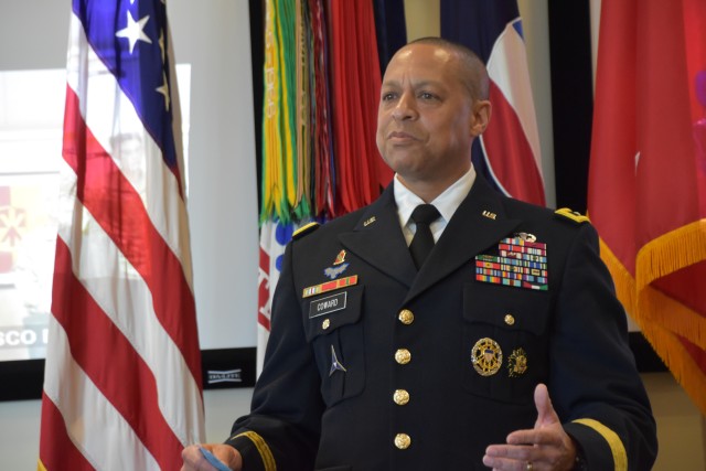 32d AAMDC Army general from Fayetteville, N.C., promoted at Fort Bragg