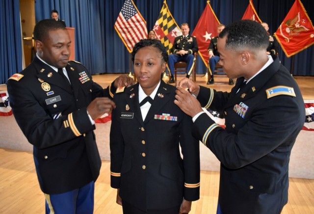 Maryland Army National Guard member wise beyond her rank