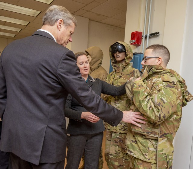 Governor Baker visits CCDC Soldier Center