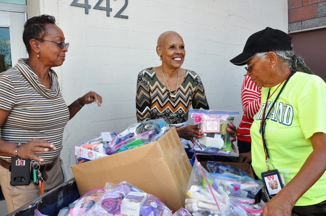 Corps donates toiletries to women's center in honor of King's legacy 