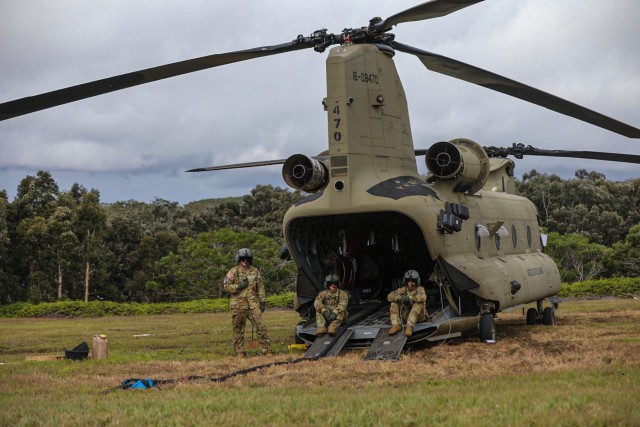 Aviation Brigade practices