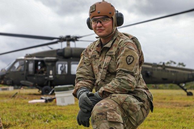 Aviation Brigade practices