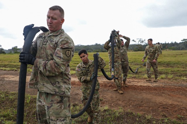 Aviation Brigade practices