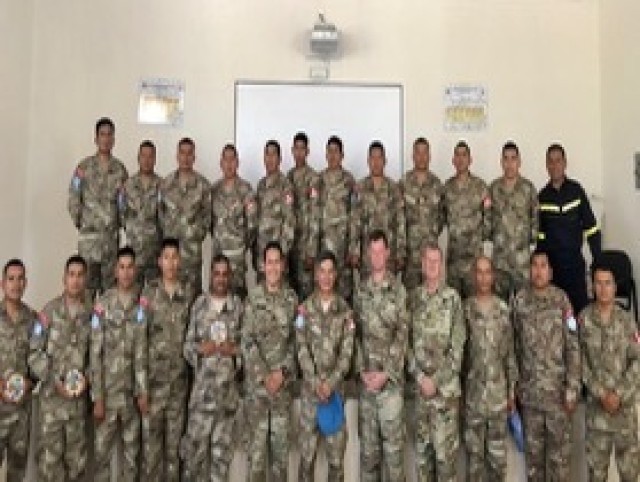 West Virginia National Guard, Peruvian mechanics train in Lima