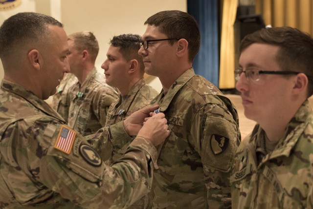 Garrison command awards Soldiers for foliage removal job