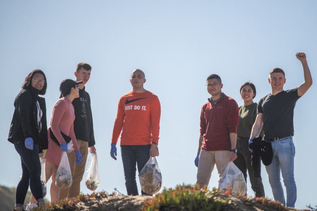 Navy, BOSS restart beach clean-up