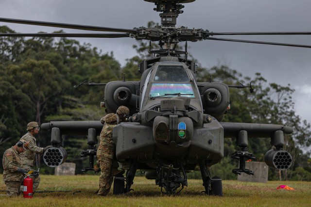 Aviation Brigade practices