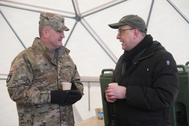 U.S. Ambassador to Lithuania Visits 1-9 CAV's Combined Arms Live Fire Exercise