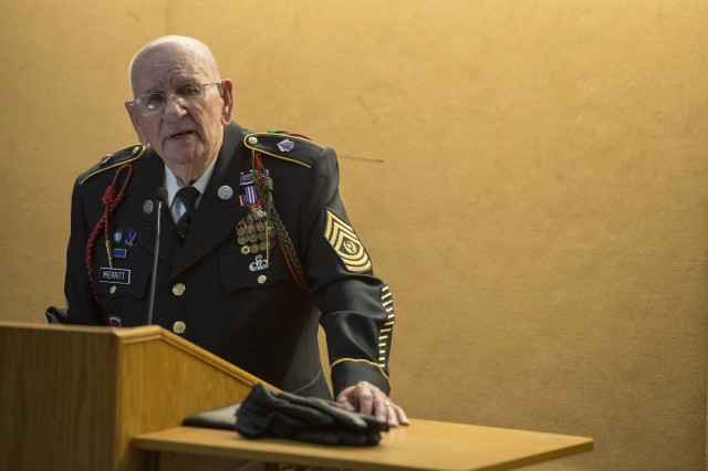 WWII veteran at USMA