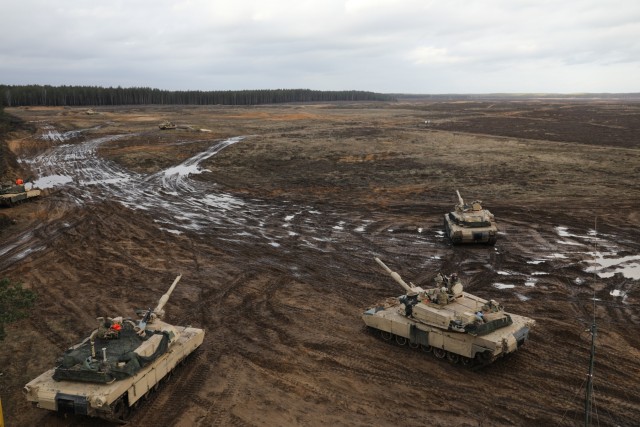 1st Battalion, 9th Cavalry Regiment Combined Arms Live Fire Exercise, Day One