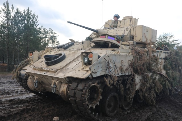 1st Battalion, 9th Cavalry Regiment trains with Croatia during CALFEX