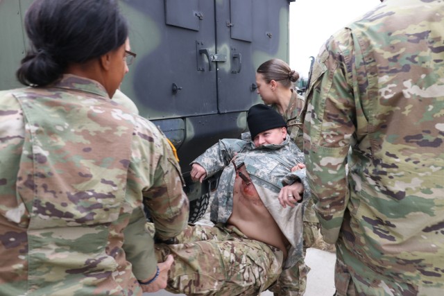 Iowa National Guard uses moulage for realistic medical training