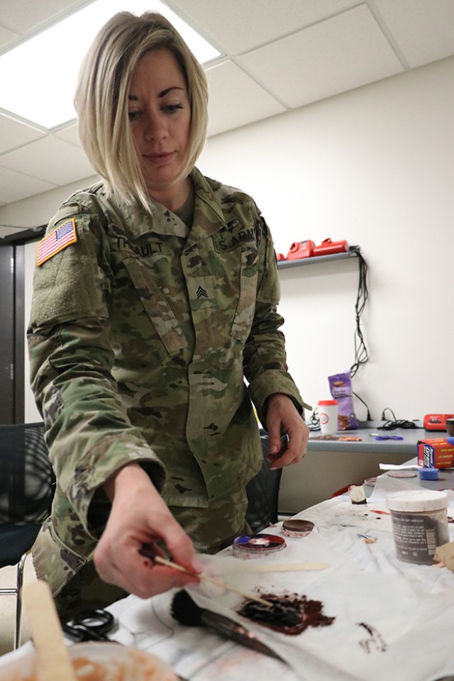 Iowa National Guard uses moulage for realistic medical training