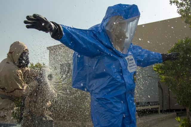 NCOs lead decontamination operations
