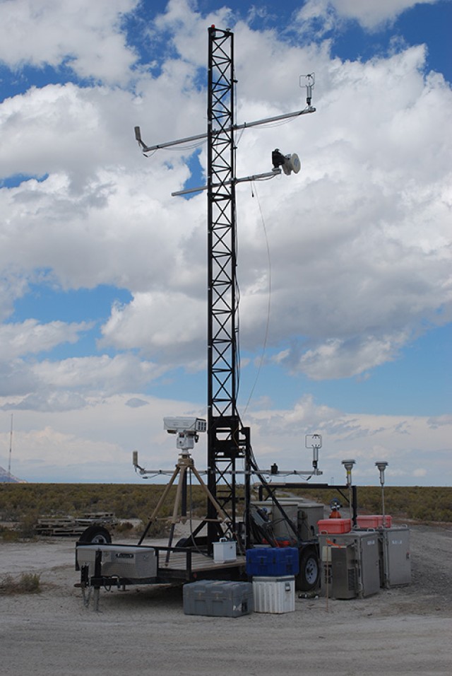 10-meter instrumentation tower