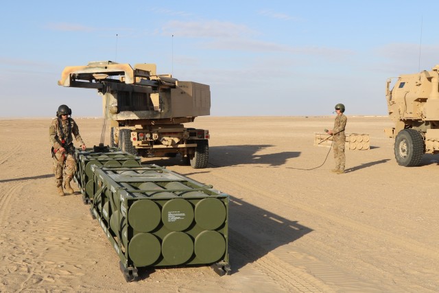 U.S, Kuwait artillery light up the night sky